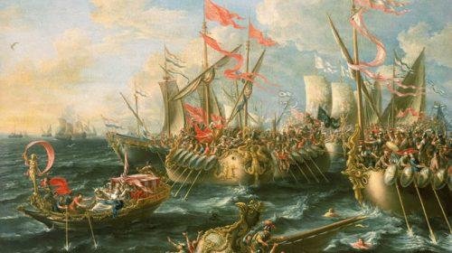La battaglia di Azio (31 a.C.)