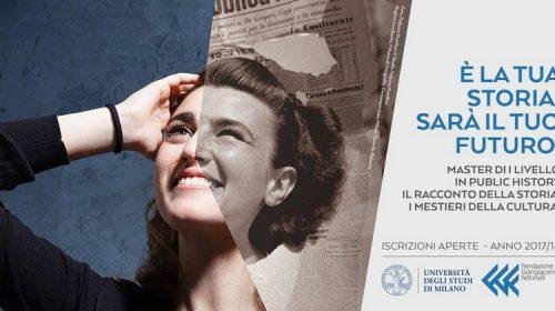 Master in Public History promosso da Università degli Studi di Milano e Fondazione Giangiacomo Feltr...