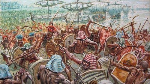 La battaglia del Delta del Nilo (1175 a.C.)
