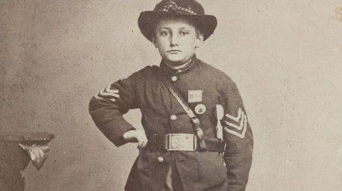 John Clem, il più giovane soldato della guerra civile americana.